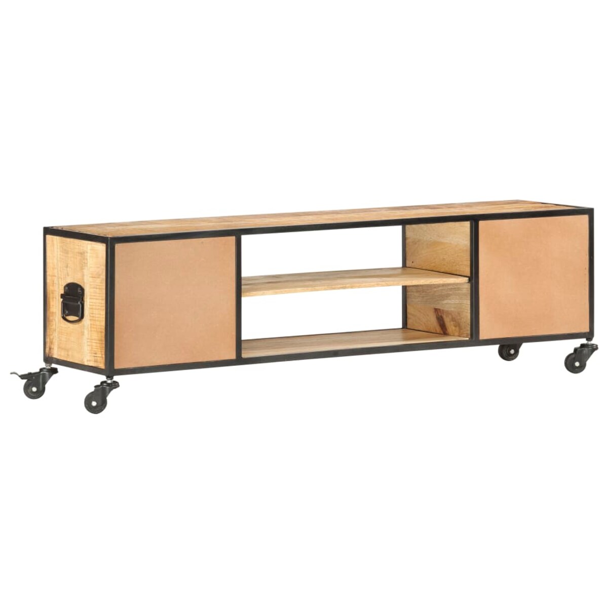 vidaXL Szafka pod TV, 130 x 30 x 39 cm, lite drewno mango