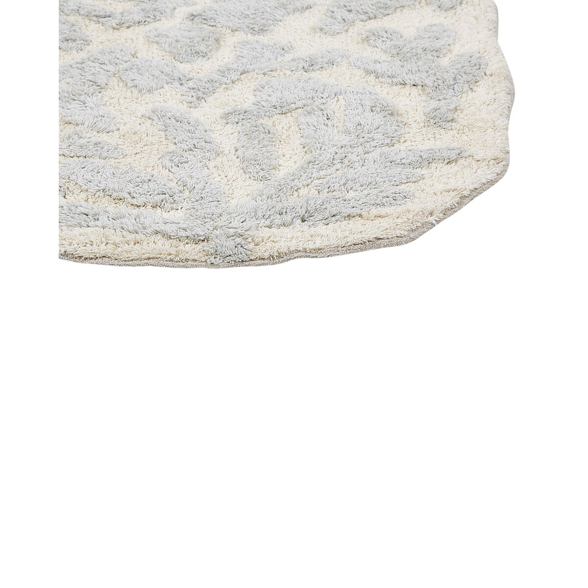 Dywanik łazienkowy bawełniany 60 x 90 cm szary DERIK