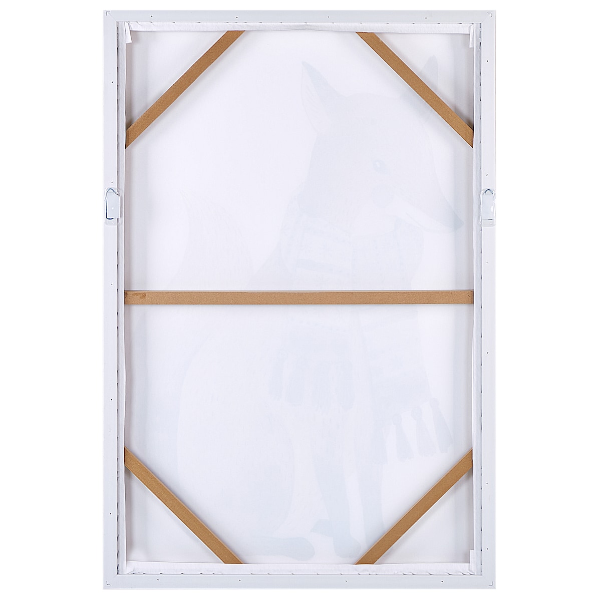 Obraz na płótnie MUCCIA 63 x 99 cm Motyw zwierzęcy Brązowy