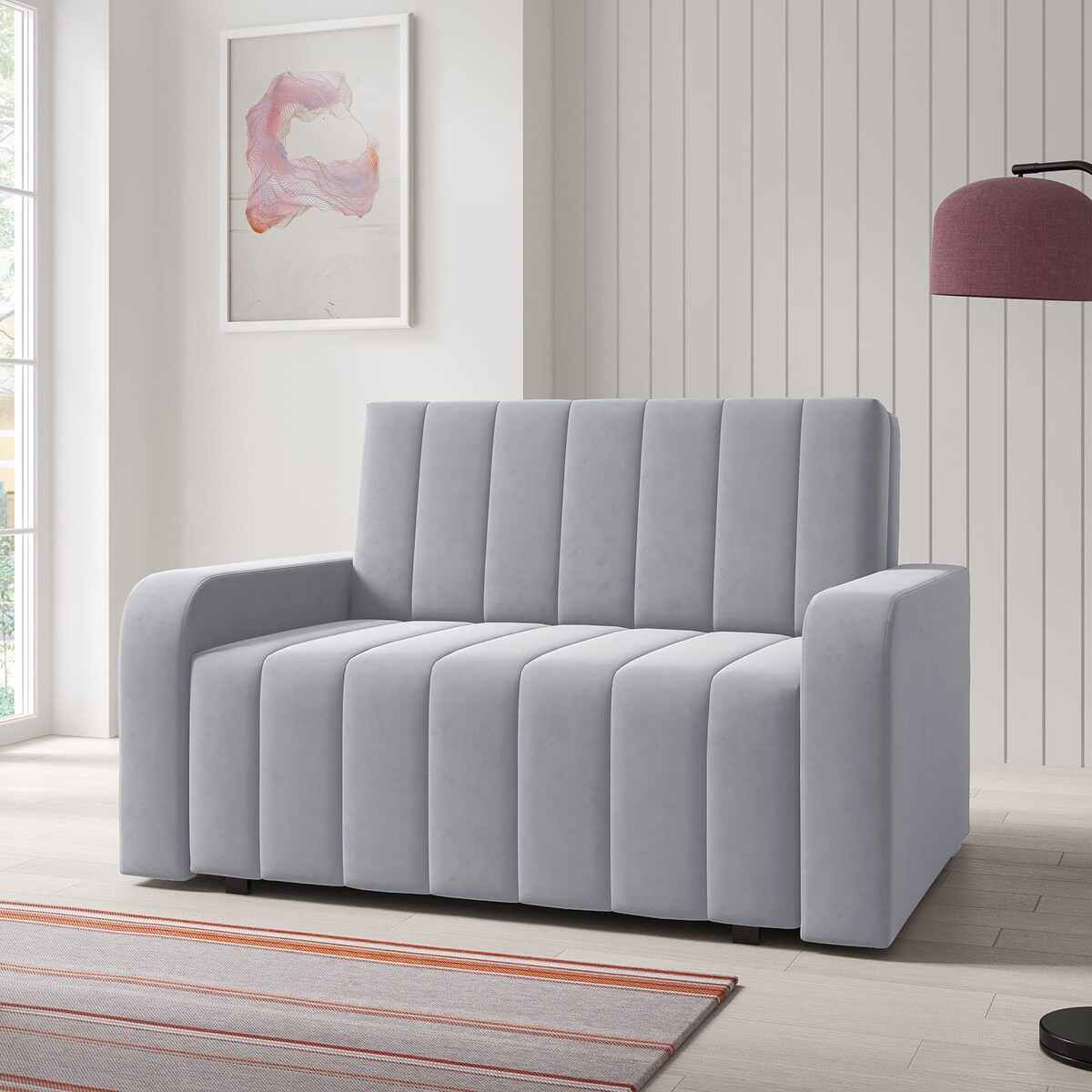 Sofa rozkładana Amerykanka Boston II przeszywana Paros 05