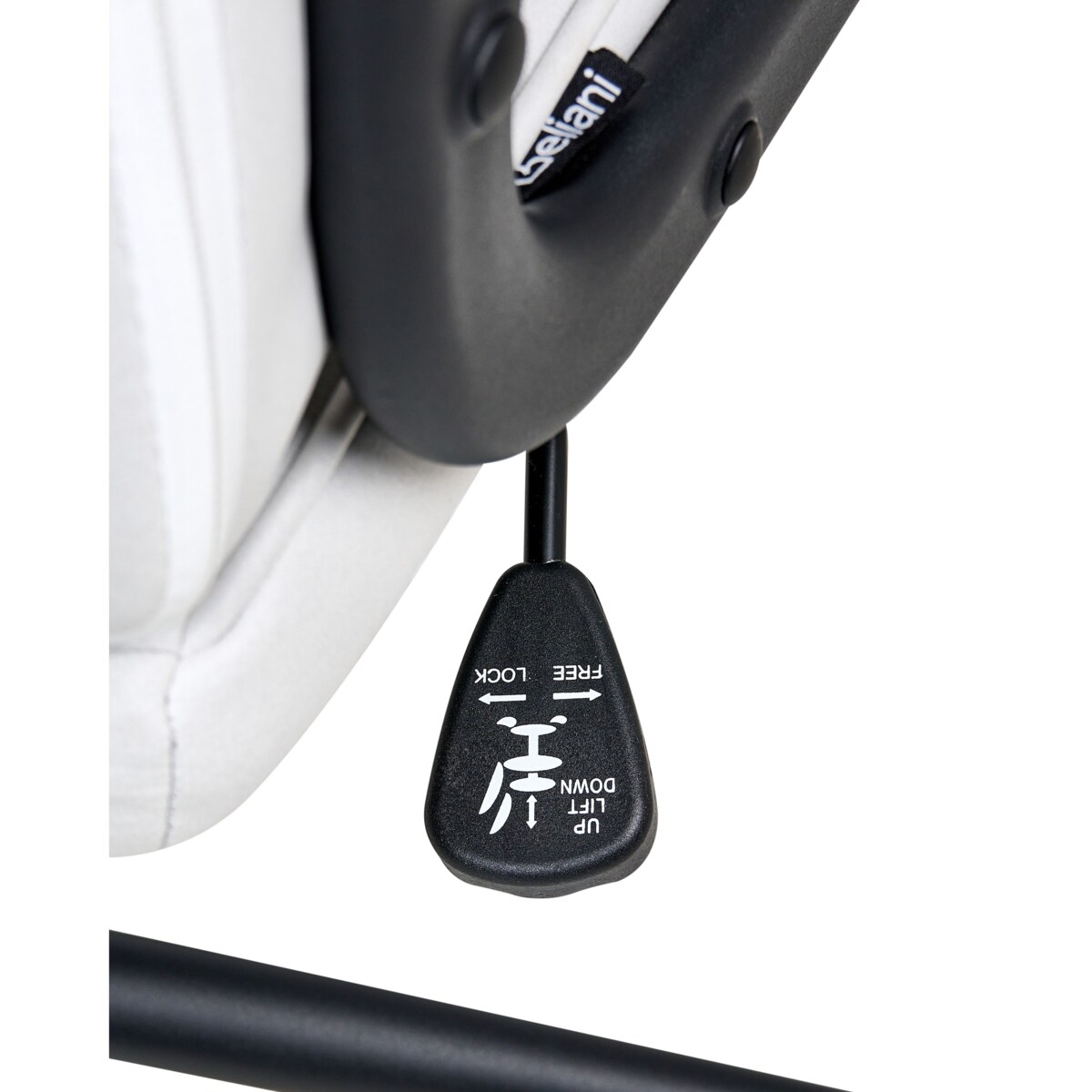 Krzesło biurowe Obrotowy REBEL Złamana biel