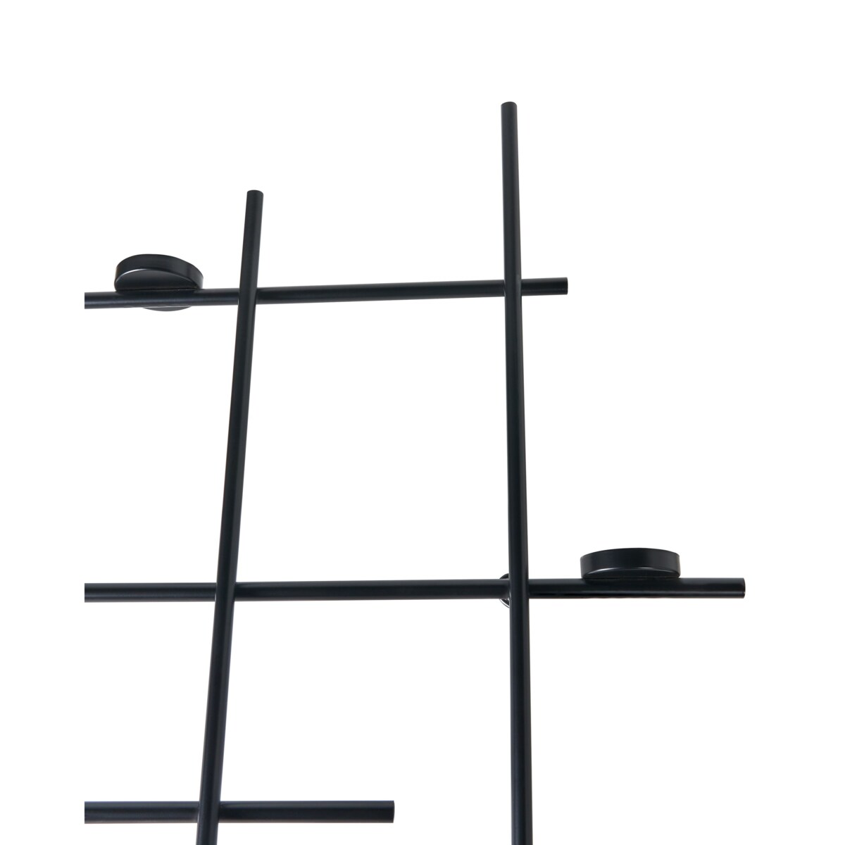 Świecznik wiszący PORTO 74 cm Czarny