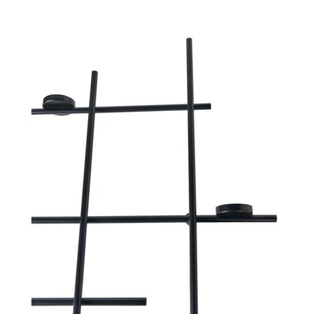 Świecznik wiszący PORTO 74 cm Czarny