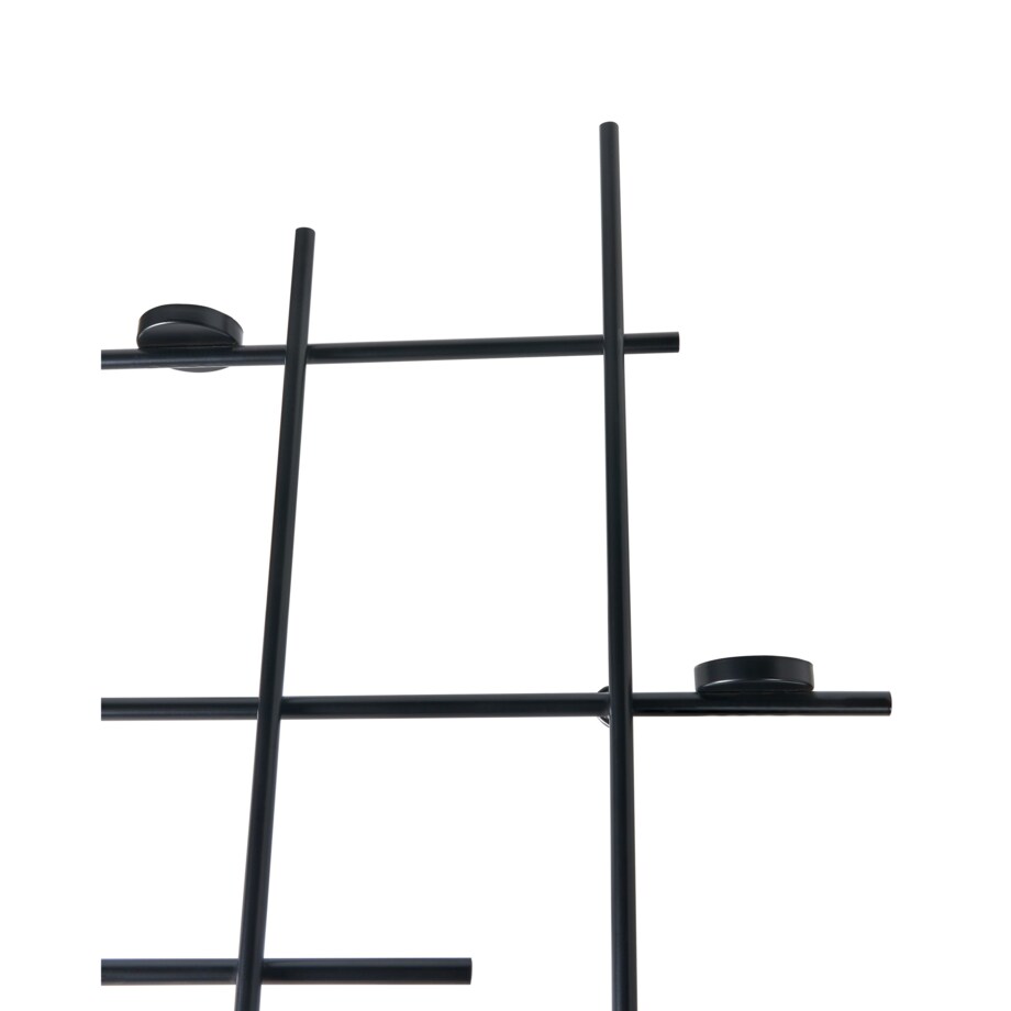 Świecznik wiszący PORTO 74 cm Czarny