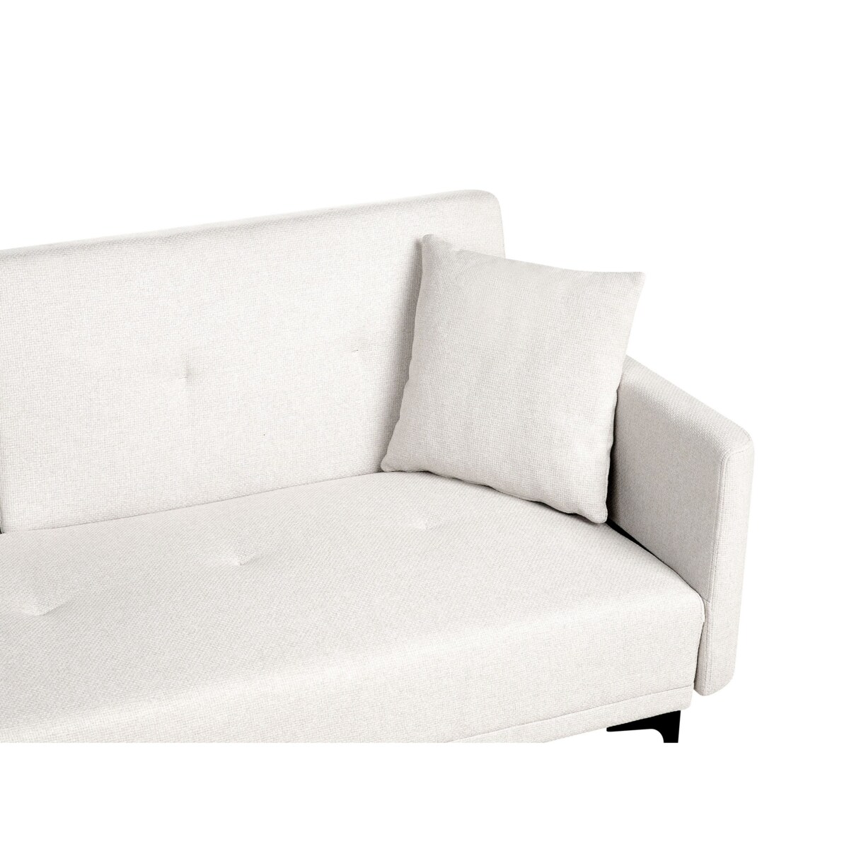 Sofa rozkładana jasnobeżowa LUCAN