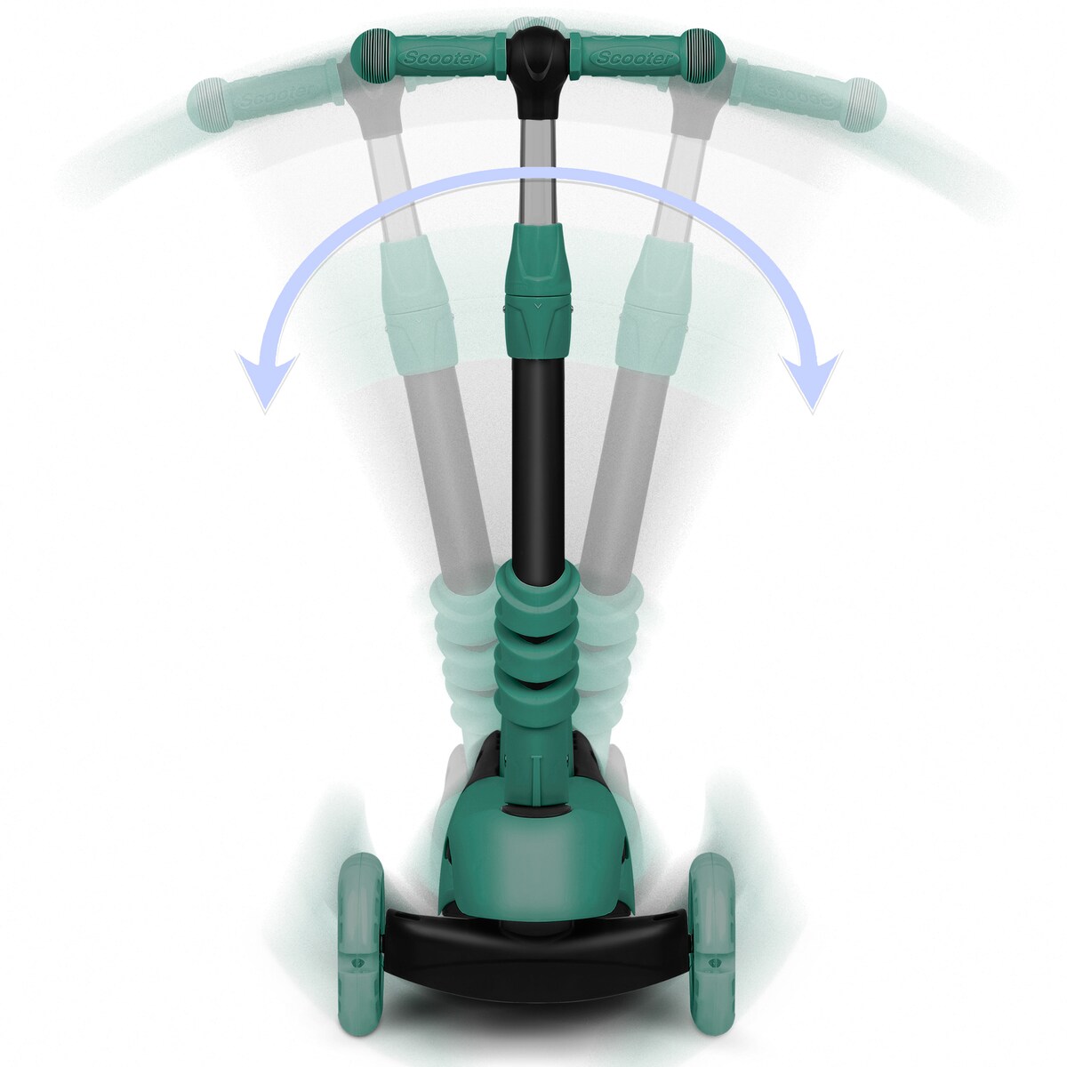 Hulajnoga trójkołowa dla dzieci balansowa 3w1 led Ricokids