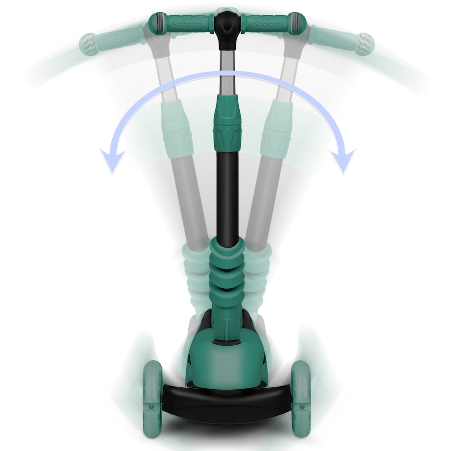 Hulajnoga trójkołowa dla dzieci balansowa 3w1 led Ricokids