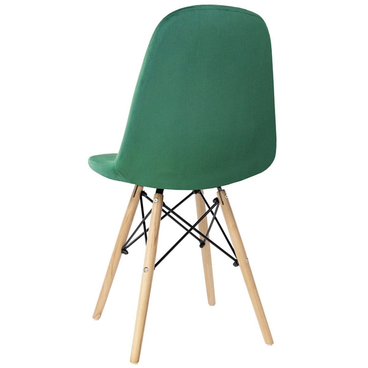 Krzesło Tapicerowane Welurowe Do Jadalni Salonu Pikowane Skandynawskie