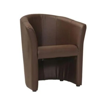 Fotel TM-1 ciemno brązowy