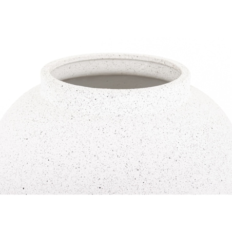 Wazon ceramiczny 37x21x21 cm MIAMI biały