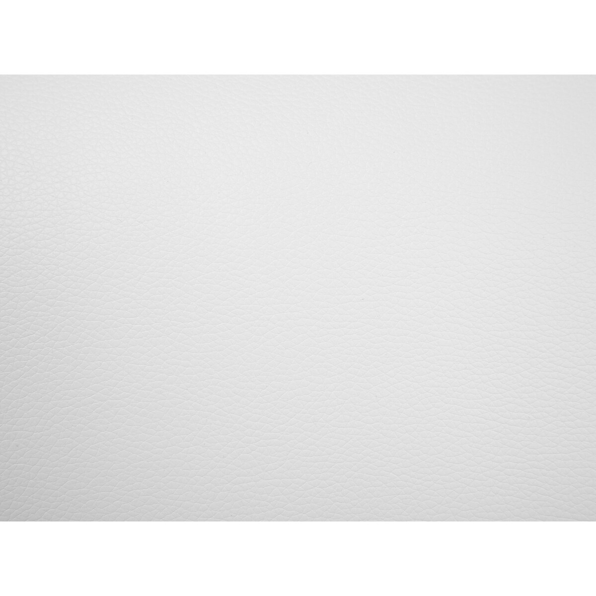 Sofa 3-osobowa ekoskóra biała LEIRA