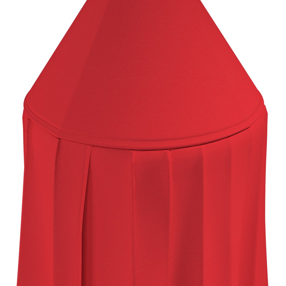 Baldachim do łóżeczka, czerwony, fi 50cmx230cm, Happiness