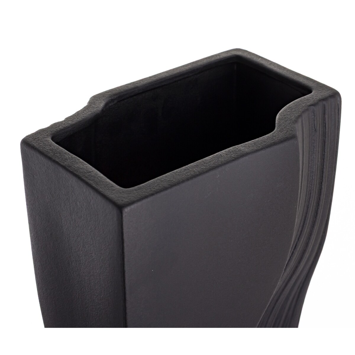 Wazon porcelanowy 35x17x12 cm PRINCIPE czarny