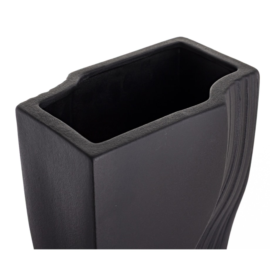 Wazon porcelanowy 35x17x12 cm PRINCIPE czarny
