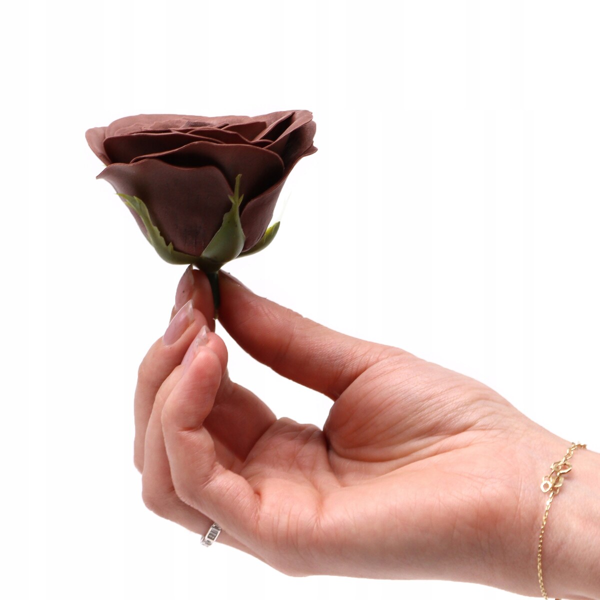 JAK ŻYWA RÓŻA z mydła pachnie na bukiet upominek Kobiet Urodziny mamy dar