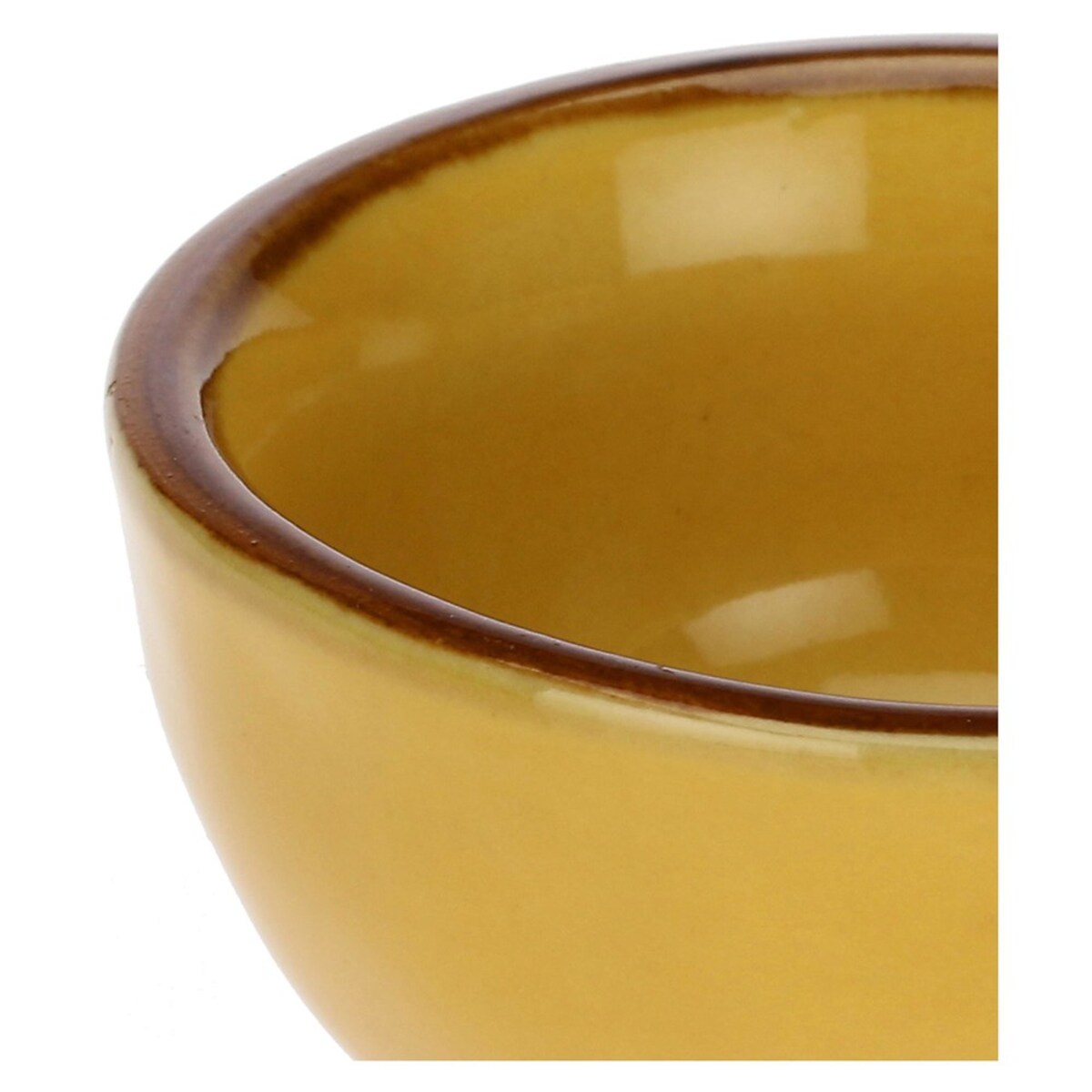 Zestaw 6 okrągłych miseczek Concerto Ocra - Żółty, 7 cm