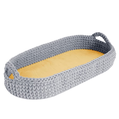 Kosz do przewijania Happy Moses - Jasnoszary