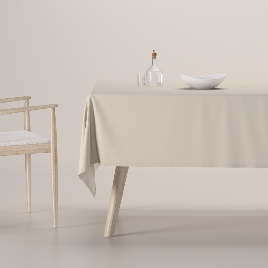 Obrus prostokątny 130 x 210 cm naturalny len