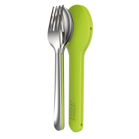 Zestaw sztućców podróżnych w etui zielony GoEat, Joseph Joseph