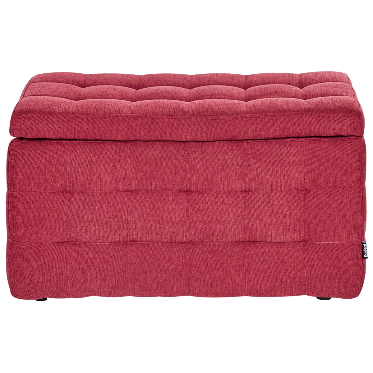 Puf ze schowkiem czerwony MICHIGAN