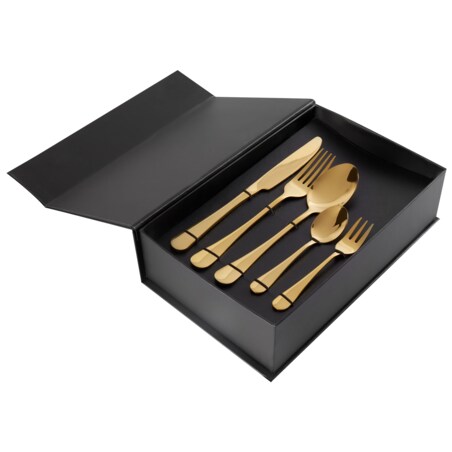 Zestaw sztućców 30 elementów FUSILLI Złoty