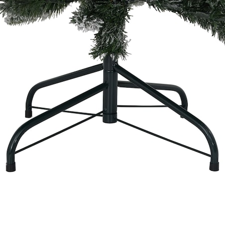 vidaXL Sztuczna choinka pokryta śniegiem, 150 cm, PVC i PE