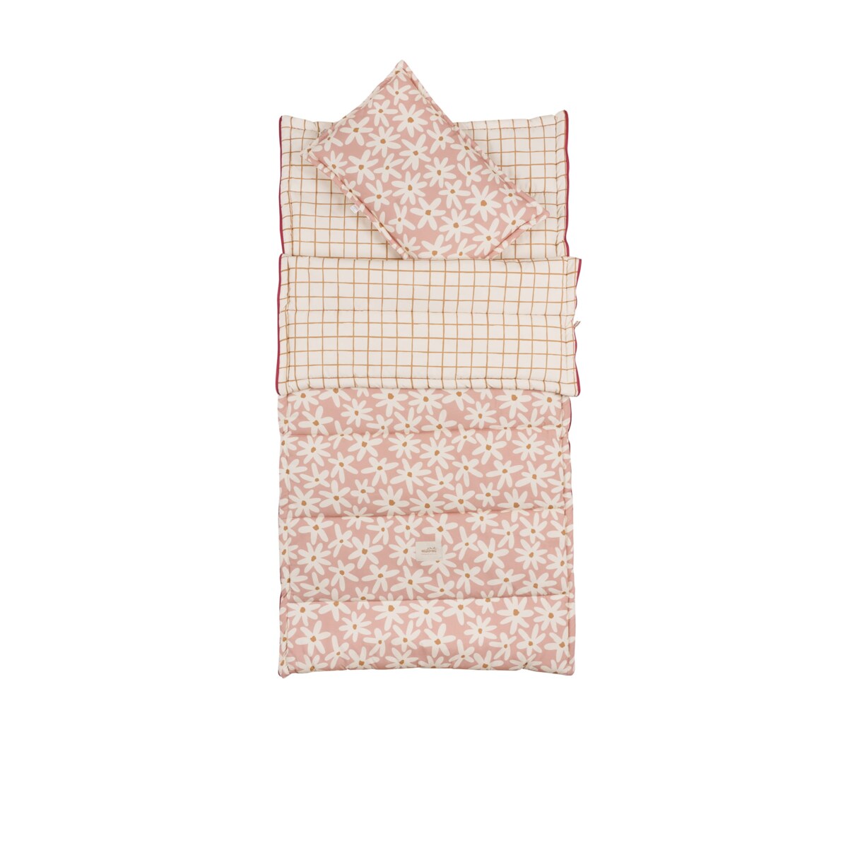 Śpiwór z poduszką blush daisies