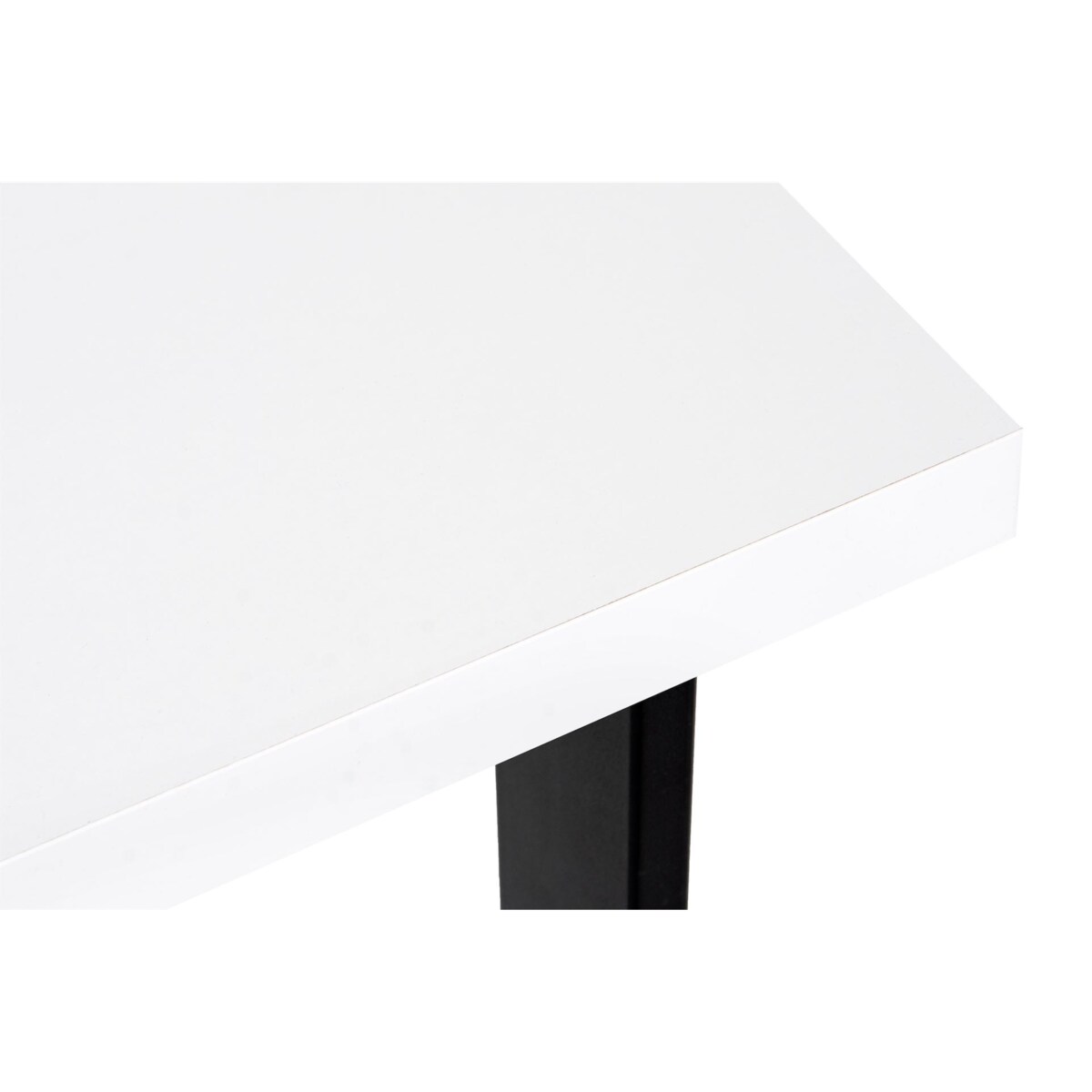 KONSIMO CETO Stół w industrialnym stylu matowy biały