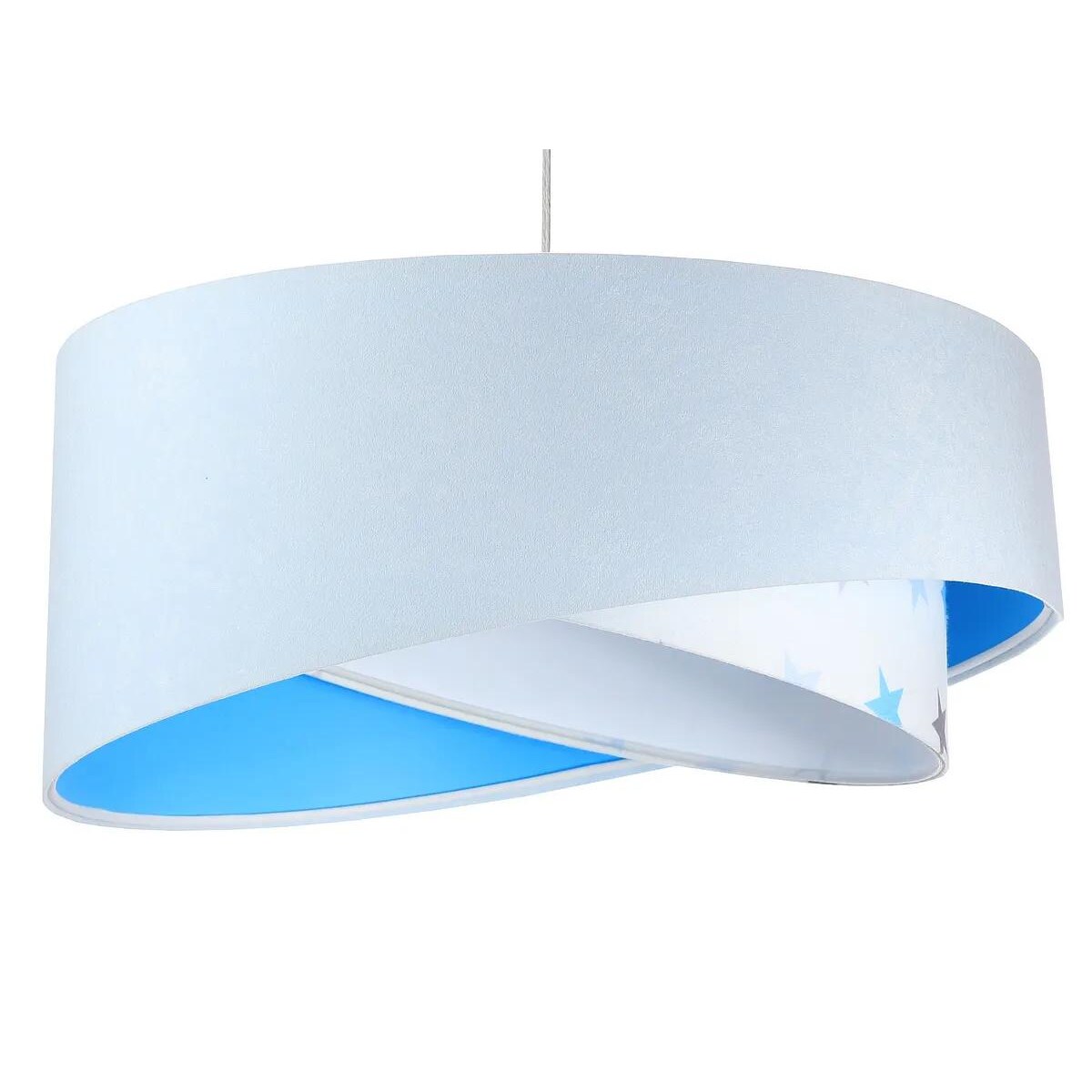 Lampa wisząca DREAMER biała/niebieska