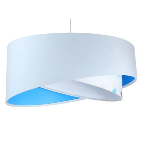 Lampa wisząca DREAMER biała/niebieska