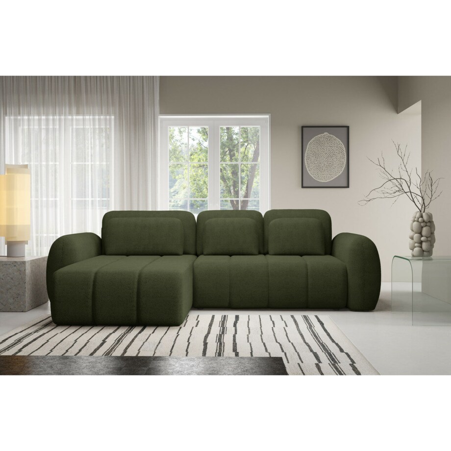 Narożnik CONTII L premium z funkcją spania Kolor: Quelle 38