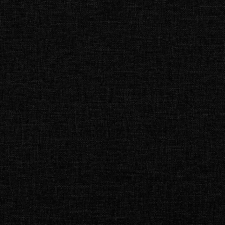 vidaXL Sofa 3-osobowa, czarna, 180 cm, tapicerowana tkaniną