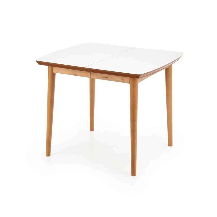 STÓŁ ROZKŁADANY Terra biały mat i dąb 90-190/80/75 cm