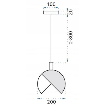 Lampa Sufitowa Wisząca Szklana Metalowa Złota Gold