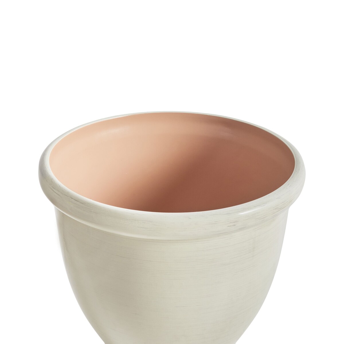 Doniczka TESALIA Plastik Jasnobeżowy