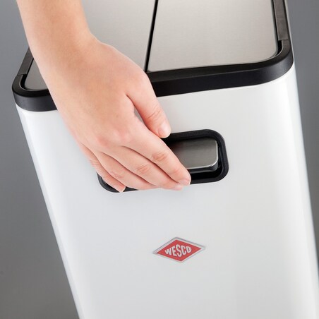 Kosz na śmieci grafitowy mat Big Double Master - Wesco