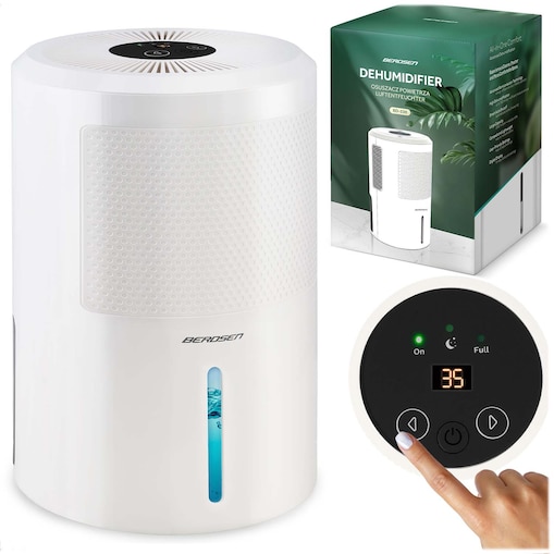 Osuszacz powietrza pochłaniacz wilgoci 60W timer led 353000 Berdsen
