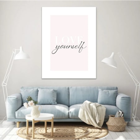 Poster Story, Plakat, Obraz - Love Yourself, wymiary 21 x 30 cm
