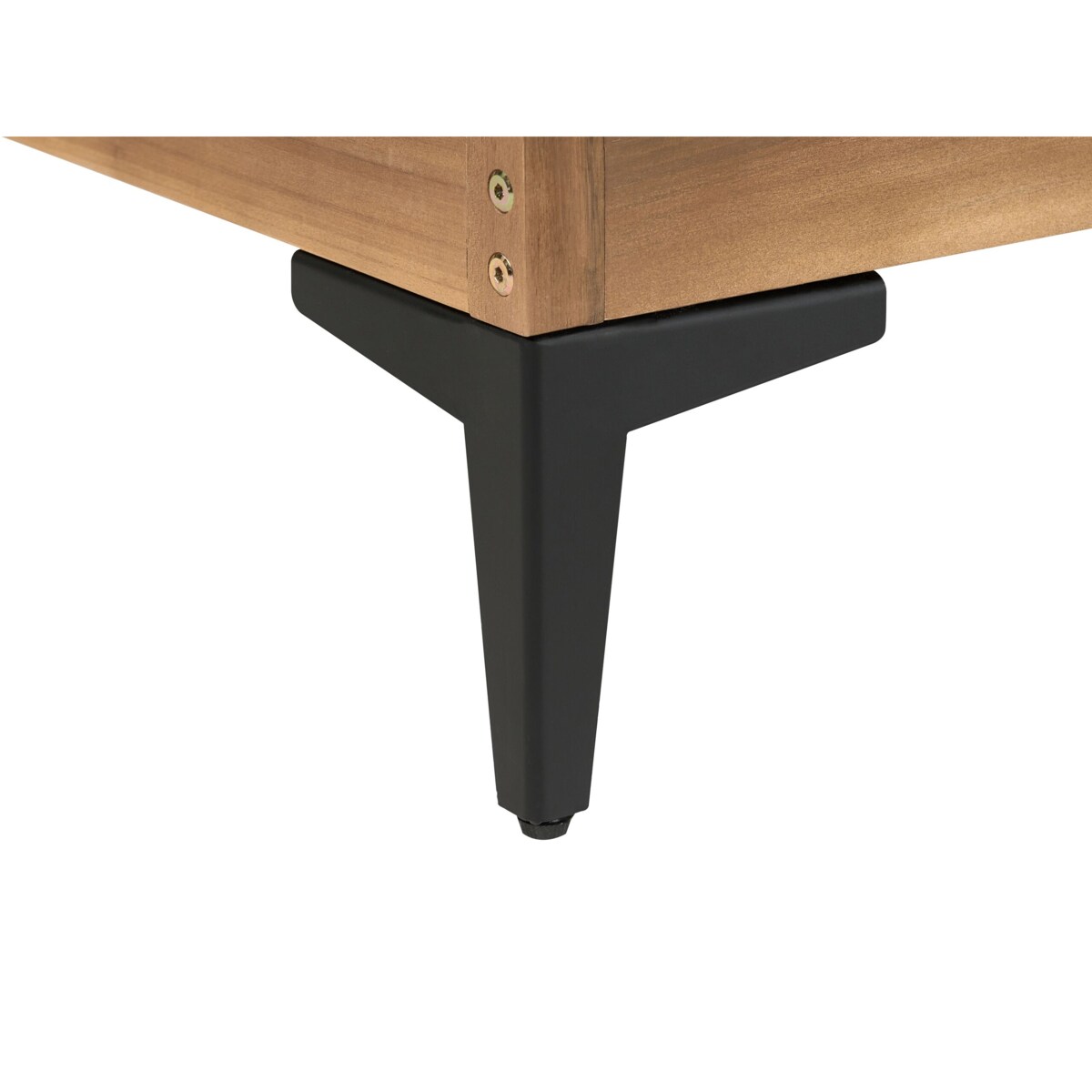 Narożnik dla 4 osób Certyfikowane drewno akacjowe Szary CAVEZZO