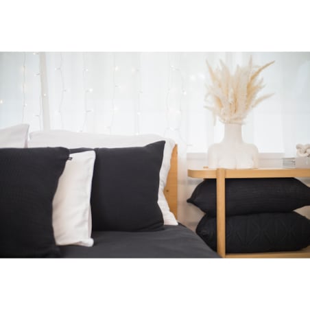 Poszewka brytyjska podłużna grafitowa, 40 x 60 cm, La Manta