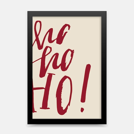 Plakat dla dzieci HoHoHo 20x30