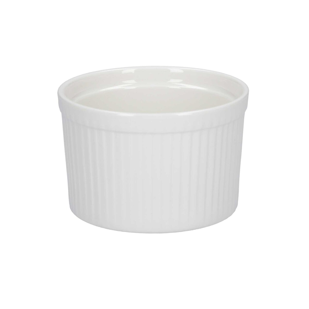 Zestaw 6 ramekinów okrągłych Arezzo - Biały, 10 cm