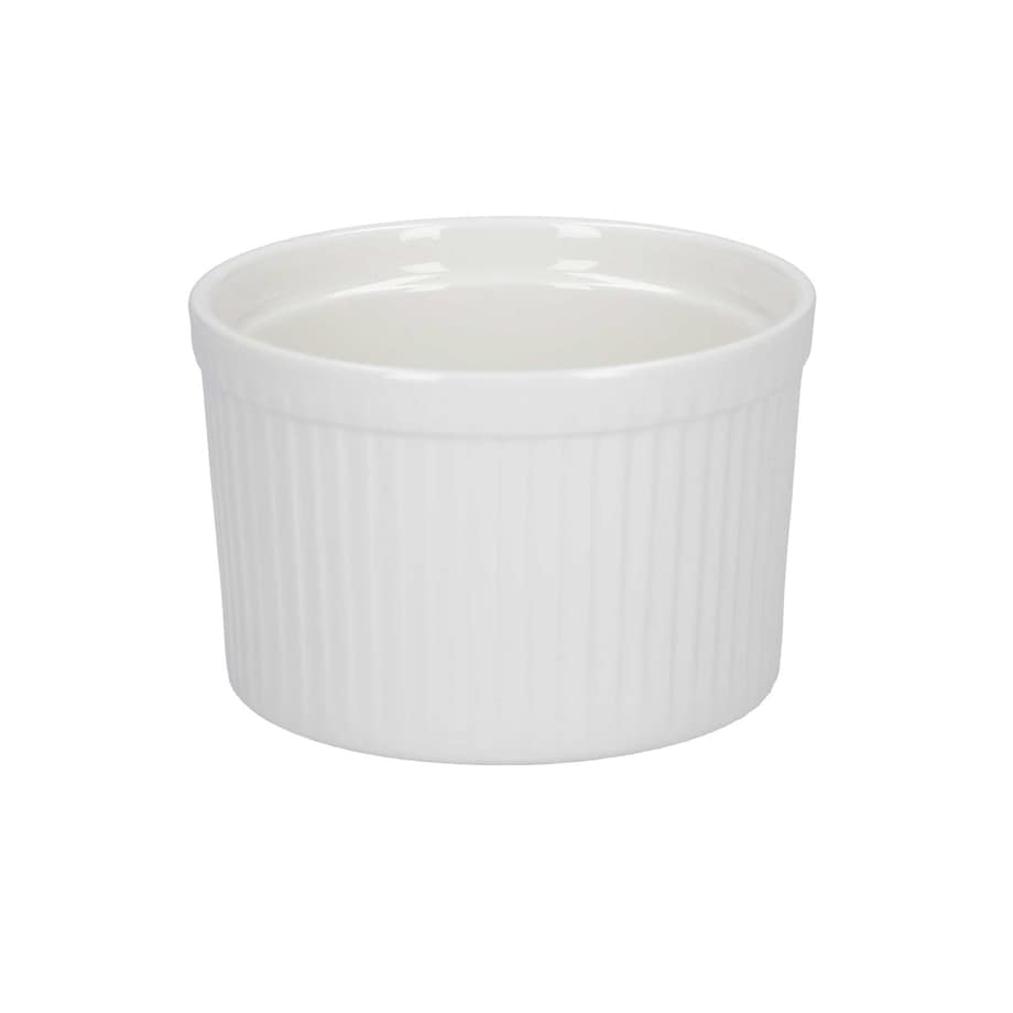 Zestaw 6 ramekinów okrągłych Arezzo - Biały, 10 cm