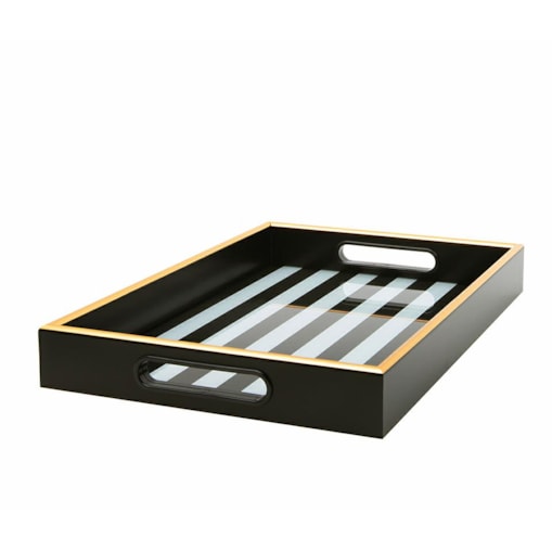 Taca dekoracyjna SHP GRAND biało-czarna