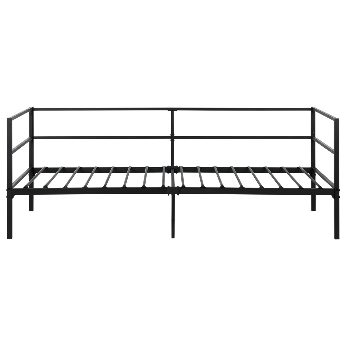 Łóżko Metal BATTUT 90 x 200 cm Czarny