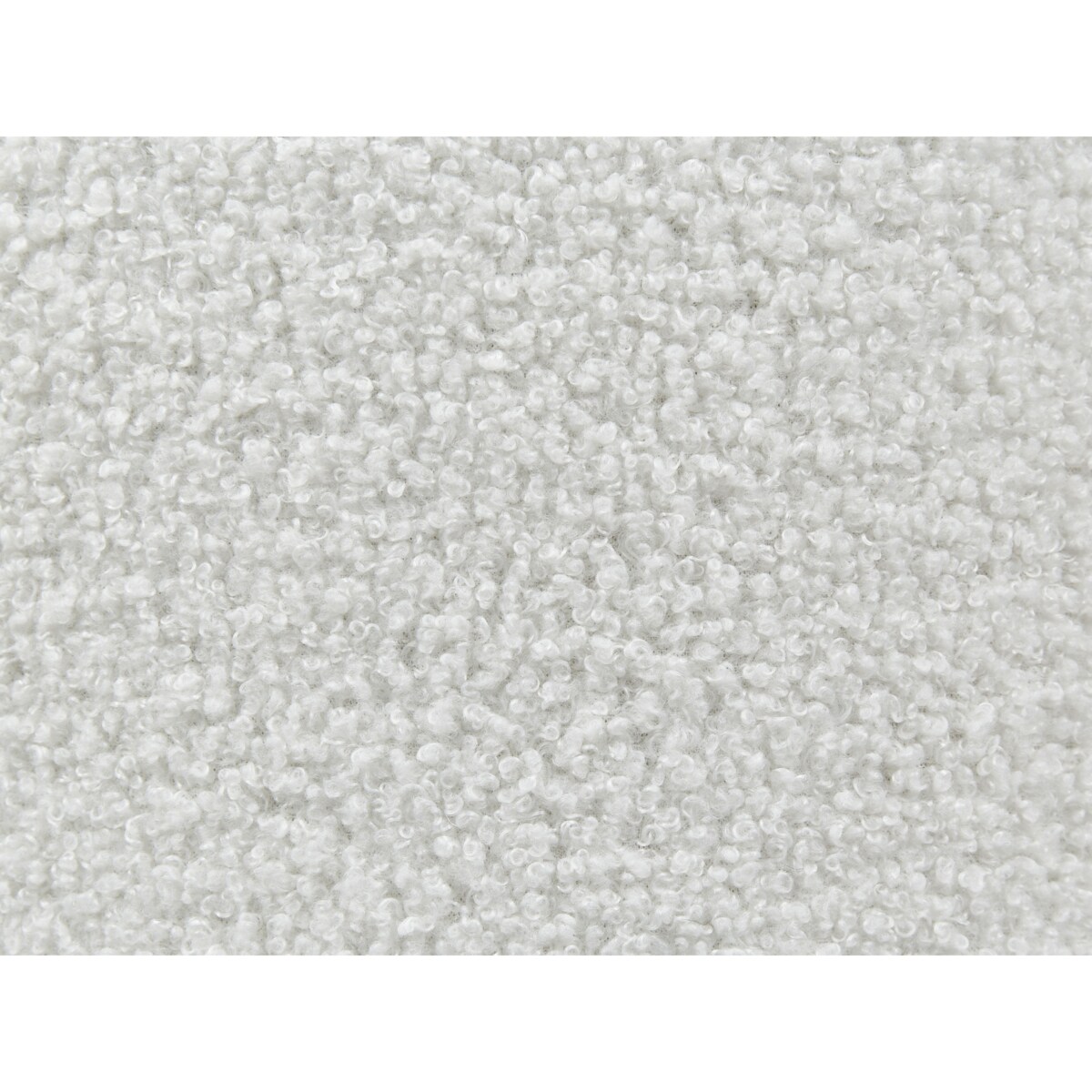 Puf ze schowkiem MARYLAND Boucle Złamana biel 38 cm 38 cm 40 cm