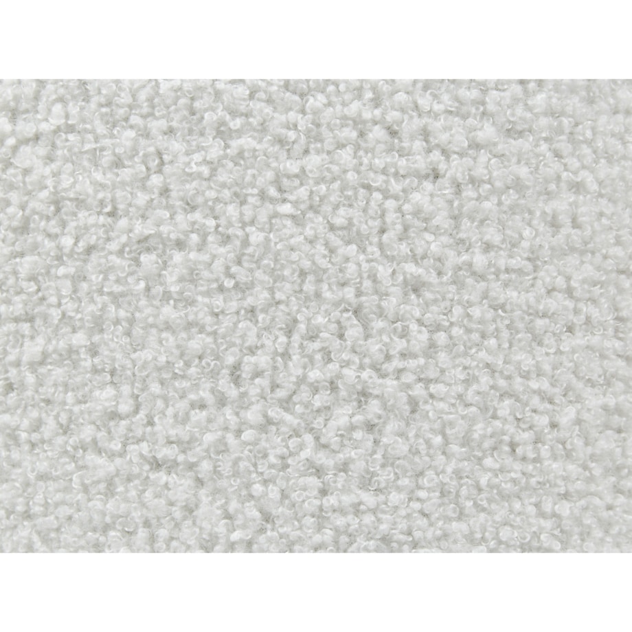 Puf ze schowkiem MARYLAND Boucle Złamana biel 38 cm 38 cm 40 cm