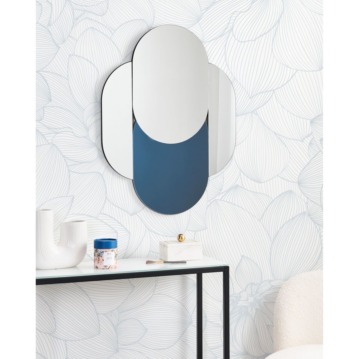 Lustro ścienne CHAILLON Niebieski