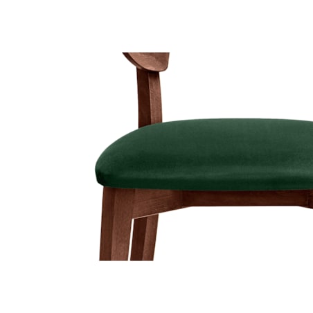 KONSIMO LYCO loftowe krzesła 2 sztuki ciemnozielone