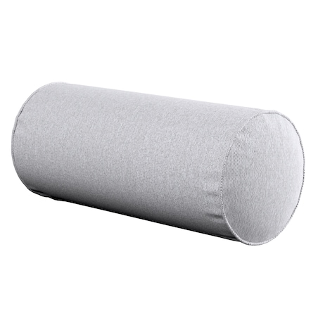 Poduszka wałek prosty, szary melanż, Ø16 x 40 cm, Amsterdam